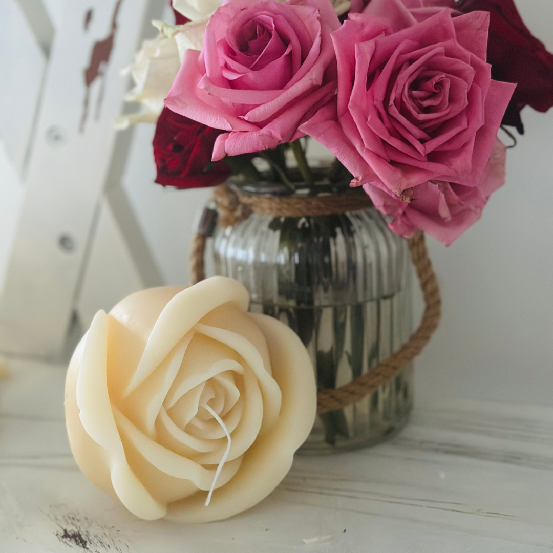 Large Rose In Bloom