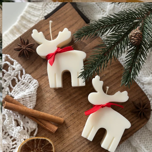 Reindeer  Elk Candle