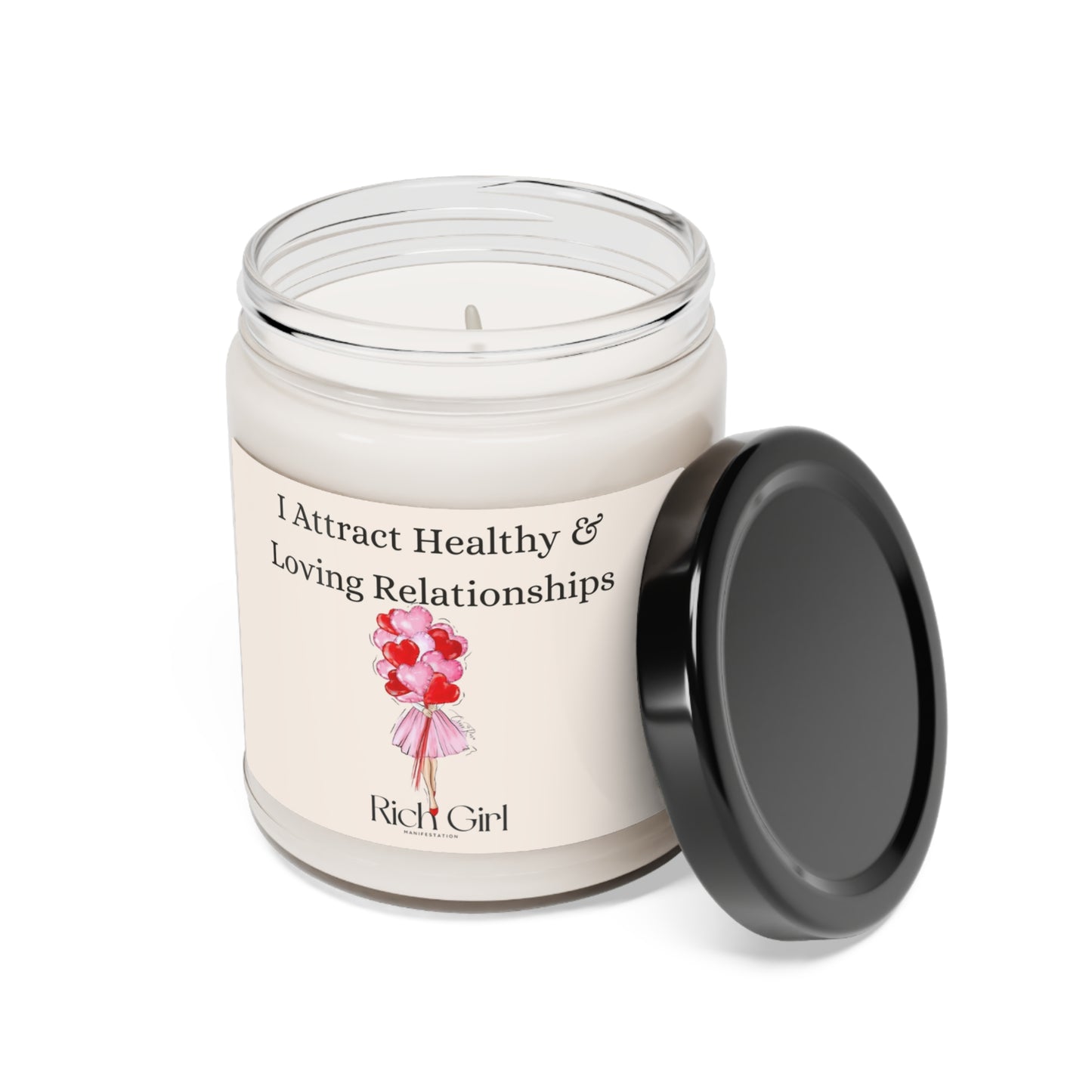 I Attract Healthy & Loving Relationships Scented Soy Candle, 9oz