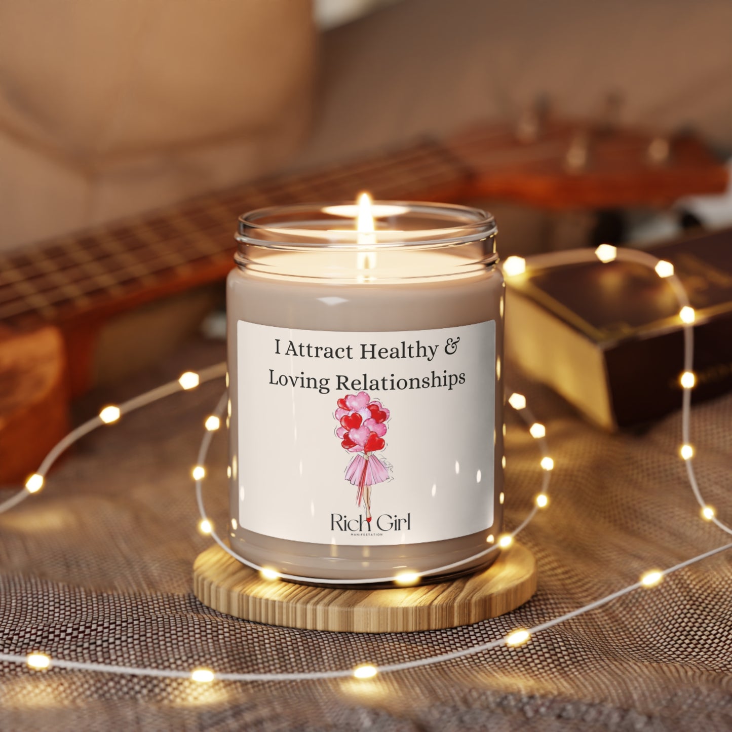 I Attract Healthy & Loving Relationships Scented Soy Candle, 9oz